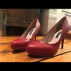 Nine West Red Krystal Pumps